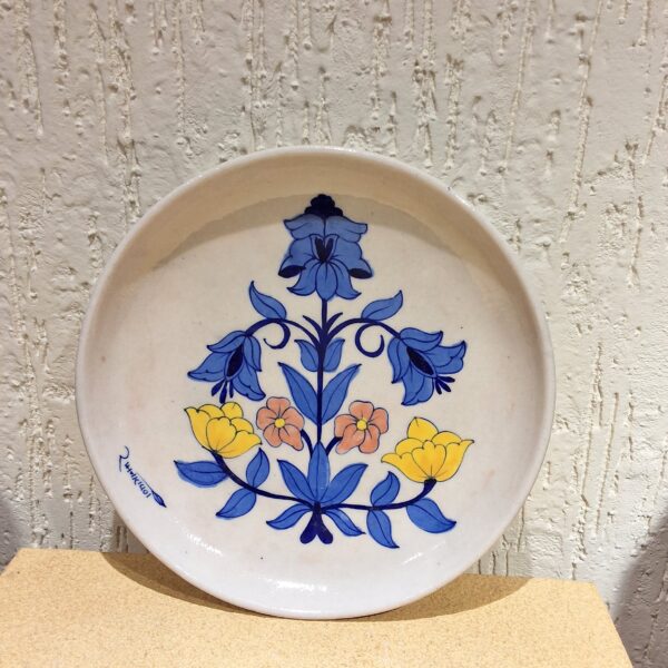 BLUE POTTERY PLATE